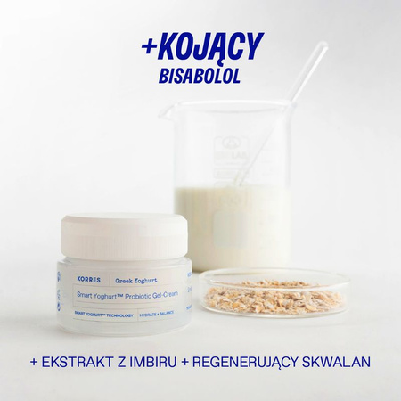 Korres Greek Smart Yoghurt żel-krem nawilżający skóra normalna i mieszana, 40 ml