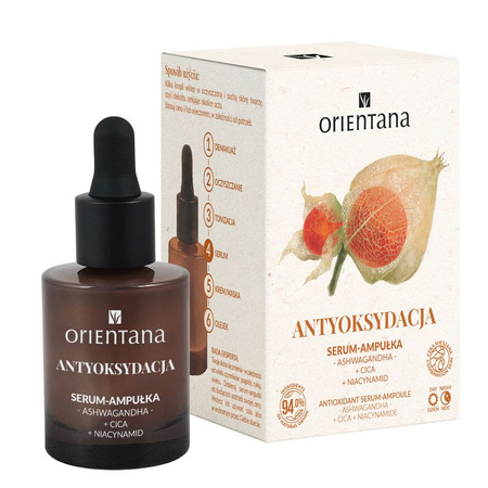 Orientana, Serum-ampułka ANTYOKSYDACJA Ashwagandha 