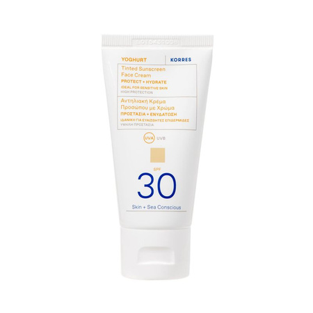 Korres Yoghurt koloryzujący krem do twarzy SPF30, 50ml