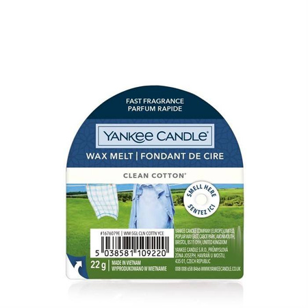 Yankee Candle - Wosk zapachowy Clean Cotton