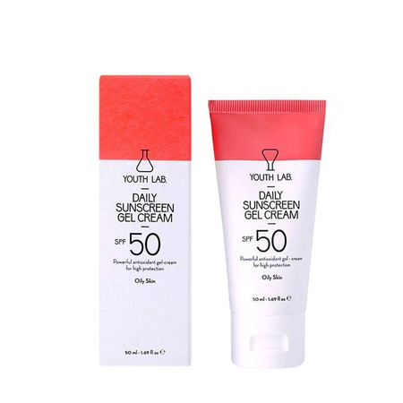 Youth Lab Daily Sunscreen SPF 50 lekko napigmentowany krem przeciwsłoneczny dla skóry tłustej
