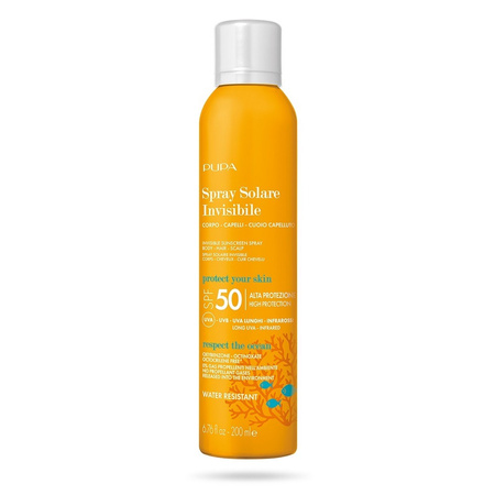 PUPA Milano Transparentny spray przeciwsłoneczny SPF 50 200 ml