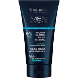 4organic MEN POWER naturalny balsam po goleniu chłodzący Cooling 150 ml