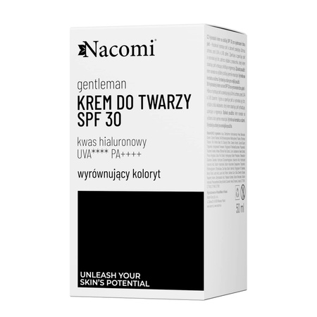 Nacomi Nawilżający krem do twarzy SPF 30 wyrównujący koloryt skóry 50 ml