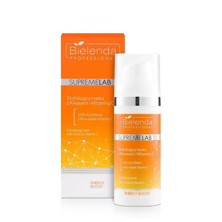 Bielenda Professional Energy Boost Eksfoliująca maska z Kwasami i Witaminą C