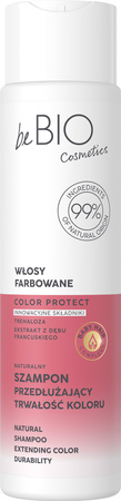 beBIO naturalny szampon do włosów farbowanych 300 ml