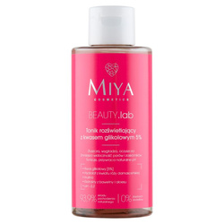 Miya BEAUTY.lab – Tonik rozświetlający z kwasem glikolowym 5%, 150 ml