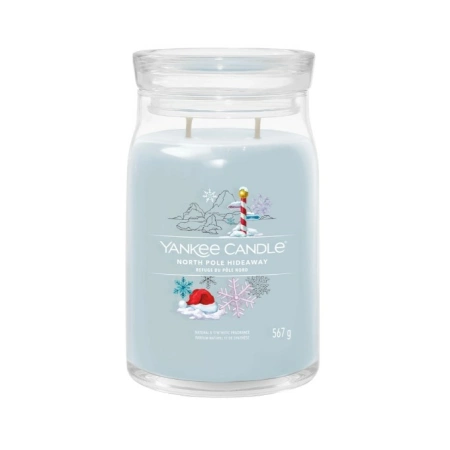 Yankee Candle Signature – Świeca duża North Pole Hideaway, 567 g
