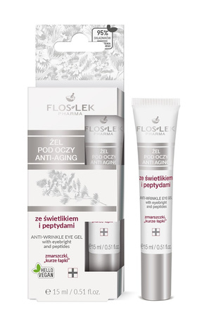 Floslek Żel pod oczy anti-aging ze świetlikiem i peptydami 15 ml