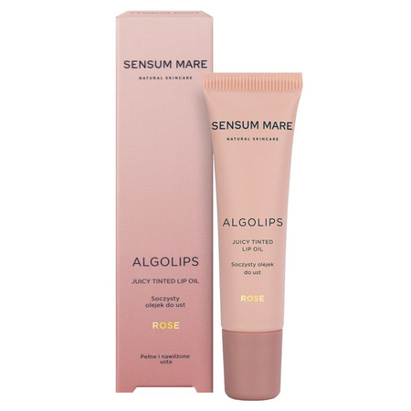 Sensum Mare ALGOLIPS Juicy Tinted  Lip Oil - Olejek do ust ROSE