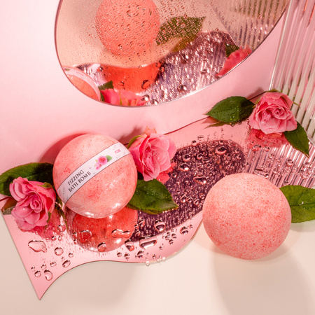 Kanu Nature Musująca kula do kąpieli Różana, 160 g