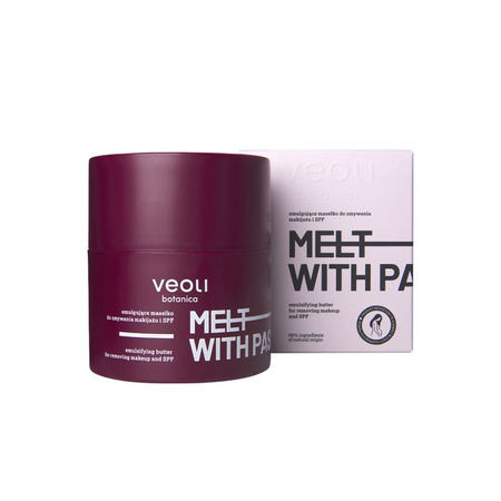 Veoli Botanica MELT WITH PASSION emulgujące masełko do zmywania makijażu i SPF