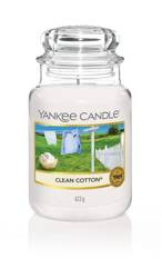 Yankee Candle - Słoik duży Clean Cotton