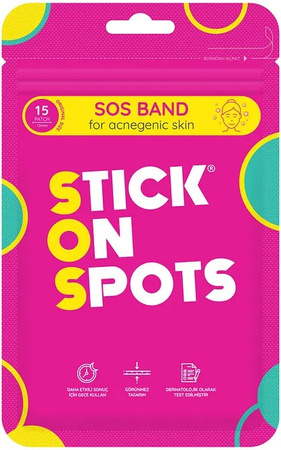Stick on Spots plasterki na niedoskonałości, 15 szt
