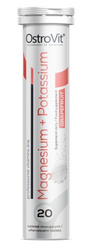 OstroVit Magnez + Potas o smaku grejpfrutowym, 20 tabletek musujących
