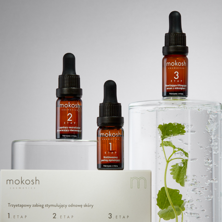 Mokosh Trzyetapowy zabieg kwasowy, 3 x 7 ml