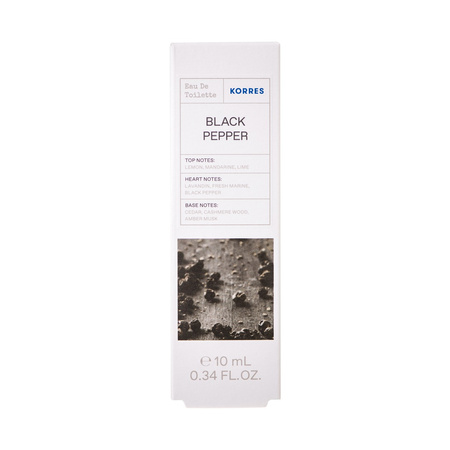 Korres Black Pepper woda toaletowa dla mężczyzn w wersji podróżnej 10 ml