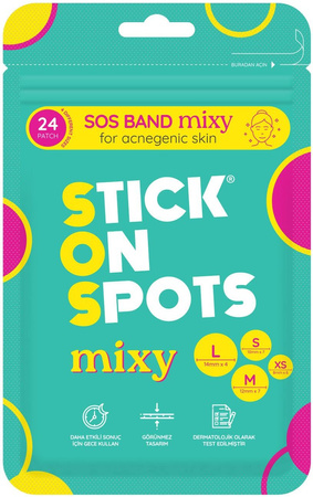 Stick on Spots Mixy plasterki na niedoskonałości, 24 szt