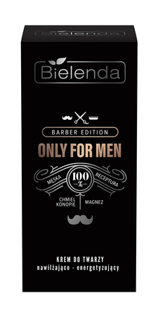 Bielenda ONLY FOR MEN - BARBER EDITION Krem nawilżająco-energetyzujący 50 ml