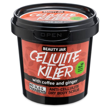 Cellulite Killer antycellulitowy suchy peeling do ciała z kawą i imbirem 150g
