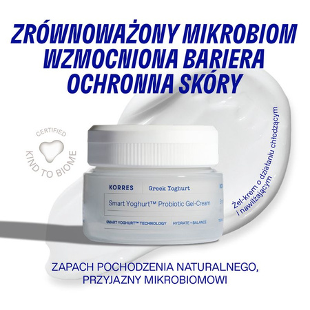 Korres Greek Smart Yoghurt żel-krem nawilżający skóra normalna i mieszana, 40 ml