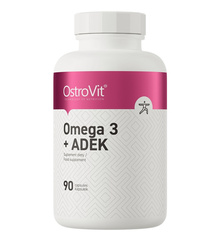 OstroVit Omega 3 + ADEK 90 kapsułek