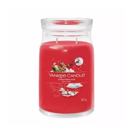 Yankee Candle Signature – Świeca duża Christmas Eve, 567 g