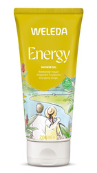 WELEDA Energy, żel pod prysznic z imbirem, 200 ml