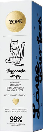 YOPE Foot Naturalny naprawczy krem chłodzący do nóg i stóp 75 ml