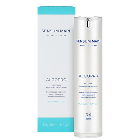 Sensum Mare ALGOPRO
Rewitalizująco-naprawczy krem z kompleksem peptydowym, 50 ml
