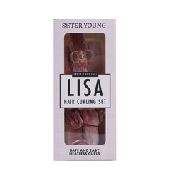 Sister Young LISA Wałek do włosów bez użycia ciepła Pink