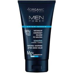 4organic MEN POWER naturalny balsam po goleniu łagodzący Sensitive 150 ml