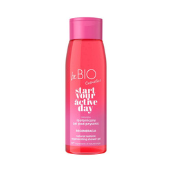 beBIO Start Your Active Day Naturalny Izotoniczny żel pod prysznic REGENERACJA, 400 ml