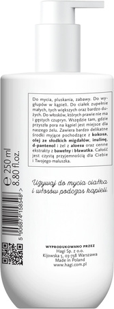 Hagi Baby naturalny żel do mycia ciała dla dzieci 250 ml