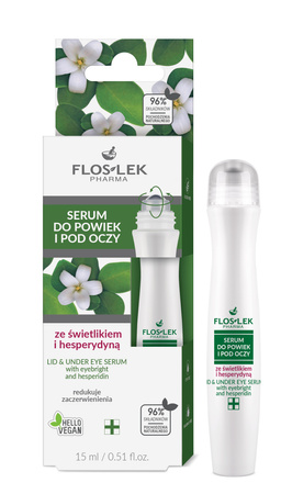 Floslek Serum do powiek i pod oczy ze świetlikiem i hesperydyną 15 ml