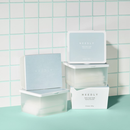 Needly Daily Toner Mask Pack, codzienne maski tonizujące na twarz, 30 szt.