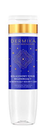 Dermika  Luxury neocollagen Kolagenowy tonik regenerujący i wyrównujący koloryt cery, 200 ml