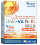 OLIMP LABS Gold-Vit D3+K2 2000 IU 60 kaps