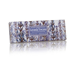 Fiorentino Zestaw 3 naturalnych mydeł włoskich o zapachu Lawendy