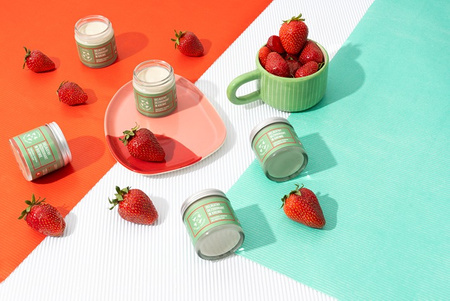 4 Szpaki Dezodorant w kremie magnezowy Truskawka Werbena, 60 ml