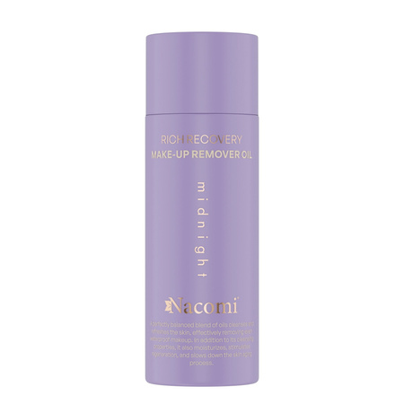 Nacomi Rich recovery Olejek do zmywania makijażu Midnight 100 ml