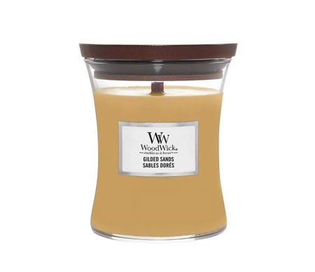 Woodwick - GILDED SANDS - świeca średnia 275 g