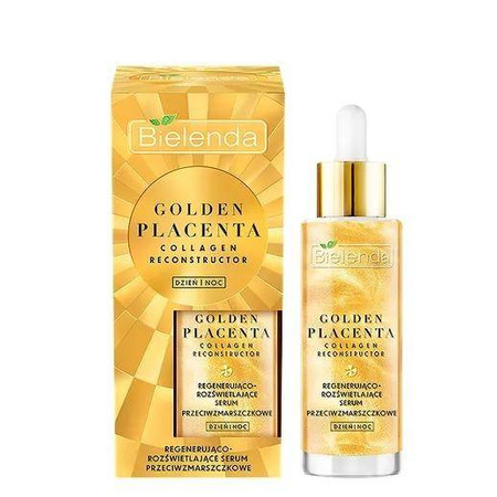 Bielenda Golden Placenta Collagen Reconstructor - Regenerująco - rozświetlające serum przeciwzmarszczkowe
