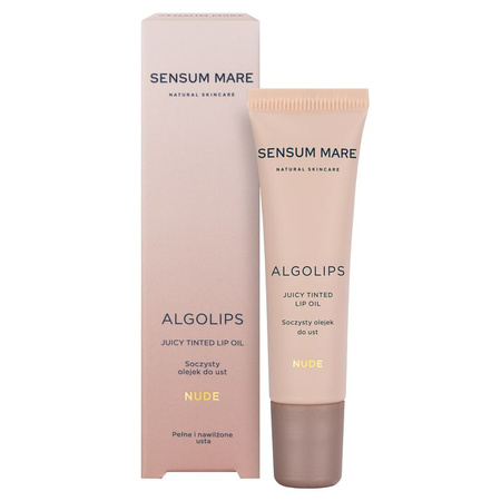 Sensum Mare ALGOLIPS Juicy Tinted Lip Oil - Olejek do ust NUDE