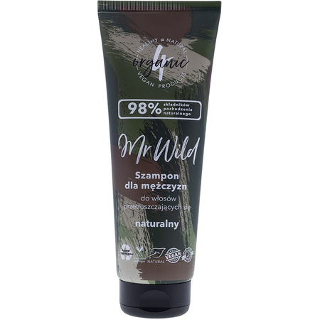 4Organic Mr Wild szampon do włosów przetłuszczających się 250 ml