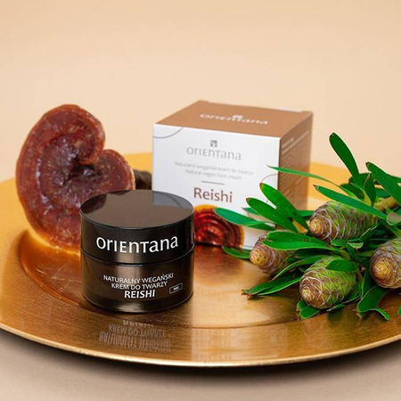 Orientana Naturalny wegański krem do twarzy na noc Reishi