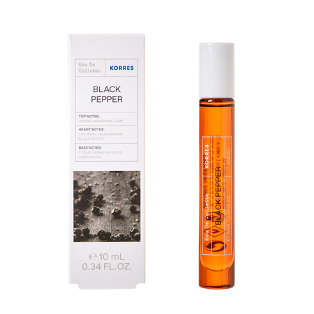 Korres Black Pepper woda toaletowa dla mężczyzn w wersji podróżnej 10 ml