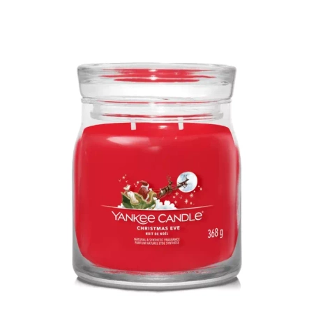 Yankee Candle Signature – Świeca średnia Christmas Eve, 368 g