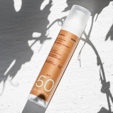 Korres krem ochronny do twarzy RED GRAPE Daily Sunscreen Face Cream SPF50