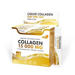 Swedish Nutra Marine Collagen 15 000 mg Shots Kolagen morski w shotach, 20 szt x 25 ml